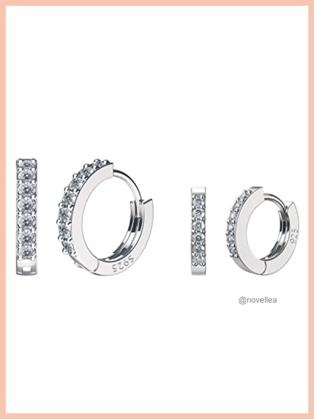 925 Sterling Silver Huggie Hoop Earrings Tiny Cartilage Earrings for Women Girls